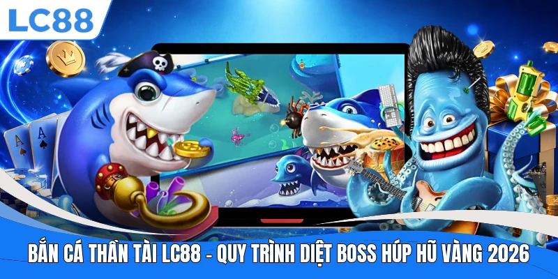 Bắn Cá Thần Tài LC88 – Quy Trình Diệt Boss Húp Hũ Vàng 2026
