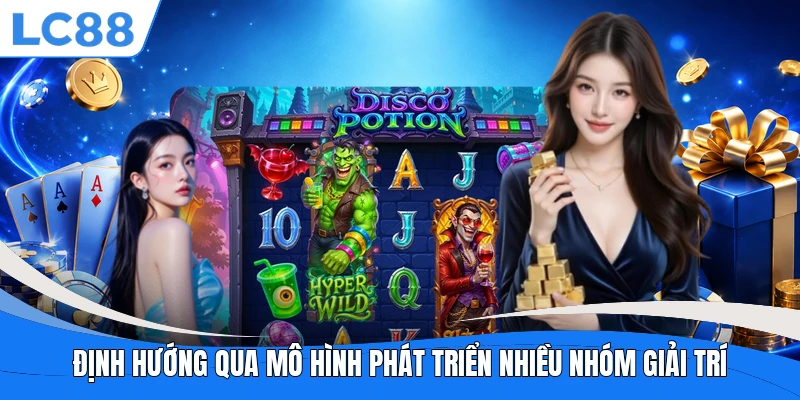 Định hướng qua mô hình phát triển nhiều nhóm giải trí