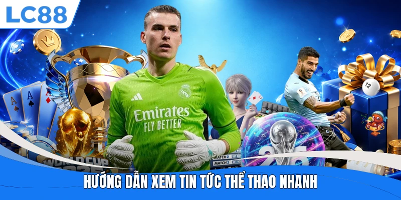 Hướng dẫn xem tin tức thể thao nhanh