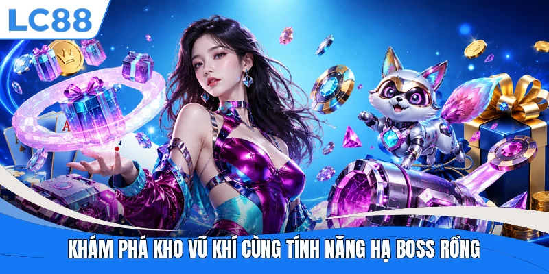 Khám phá kho vũ khí cùng tính năng hạ Boss Rồng