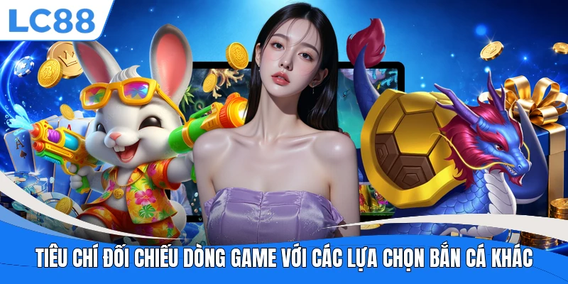 Tiêu chí đối chiếu dòng game với các lựa chọn bắn cá khác